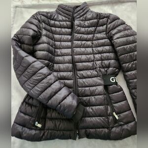 GUESS Quilted Puffer Jacket Black